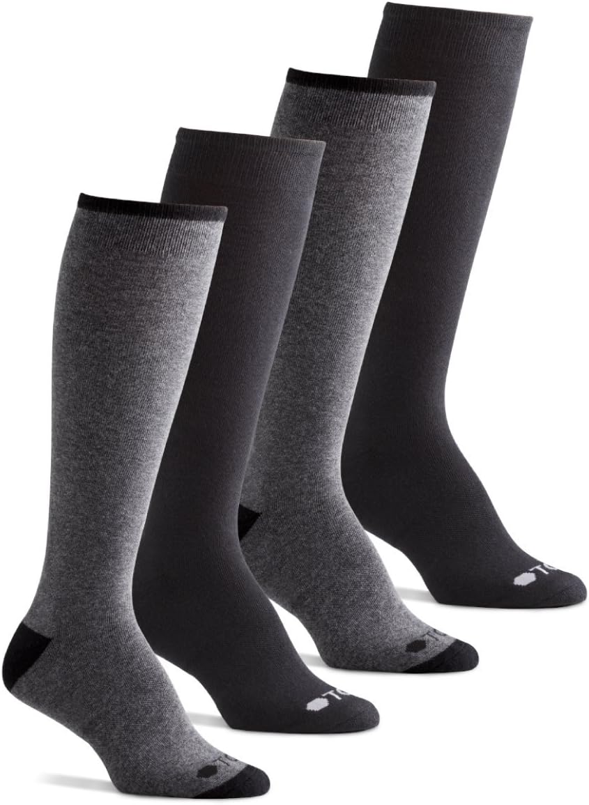 The Comfort Sock (TCS) Women's Cotton Knee High Boot Socks with Cushion