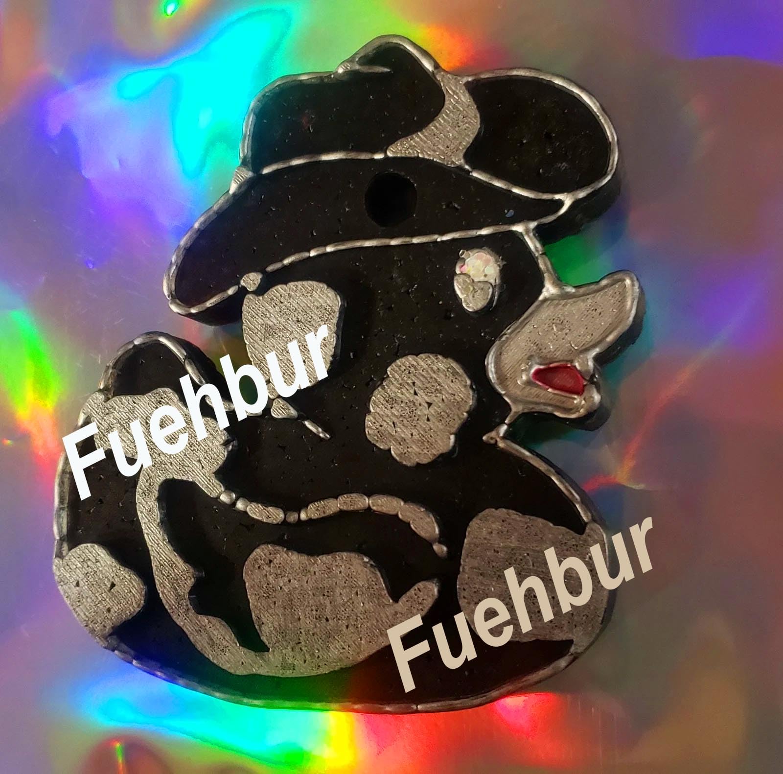 (300+ Design Optional) Fuehbur Cowboy Duck Silicone Aroma Bead Mini Animal Candle Soap Mould, Oven Safe