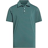 Adidas Boys Striped Polo Shirt