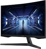 Samsung Odyssey G55 LC27G55TQWUXEN 27" 1440p QHD 144Hz 1ms Curved Gaming Monitor view 3