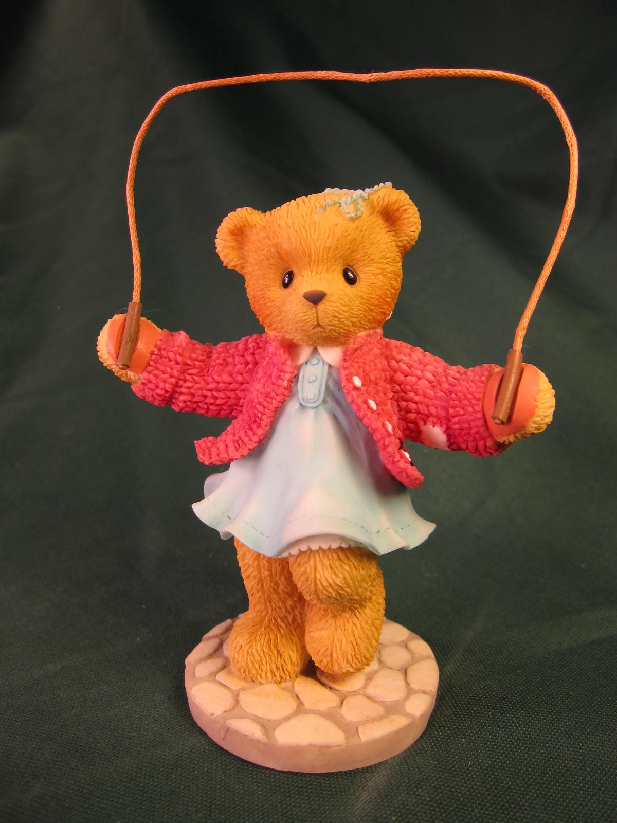 Cherished Teddies.......... Melinda... I'm Only A Hop, Skip, and a Jump Away, If You need Me