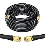 MOOKEERF SMA Male to SMA Male Coaxial Cable 50 ohm