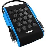 ADATA HD720 2TB USB 3.0 Waterproof/Dustproof/Shock-Resistant External Hard Drive, Blue (AHD720-2TU3-CBL)