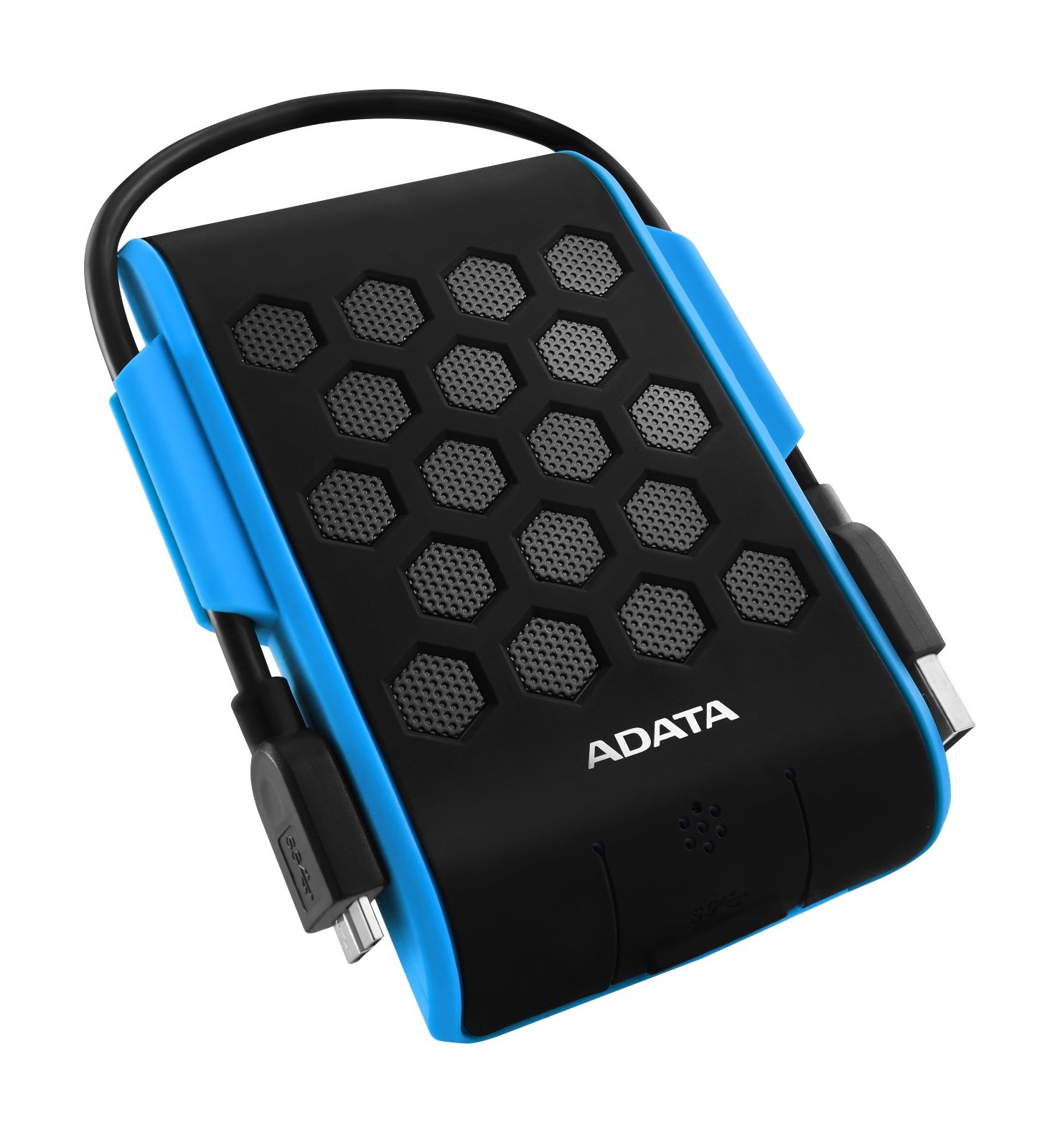 ADATA HD720 2TB USB 3.0 High Speed G Shock Sensor IP68 Military Grade Waterproof Dustproof Shockproof Ruggedized External Hard Drive, Blue (AHD720-2TU3-CBL)