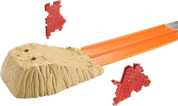 hot wheels monster jam brick wall breakdown