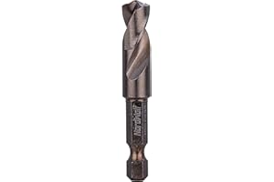 NordWolf 3/8" M35 Cobalt Stubby Drill Bit for Stainless Steel & Hard Metals, with 1/4" Hex Shank for Quick Chucks & Impact Drivers