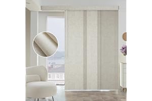 Graywind Manual Sliding Panel Track Blinds Patio Door Dimout Large Vertical Windows Blinds Wand Control Dividers Custom to 15