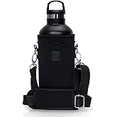 Made Easy Kit Insulated Water Bottle Carrier – Neoprene Bottle Sling - Adjustable Padded Strap – Protective Sleeve Stainless Steel & Plastic – Travel, Hiking & Everyday Use