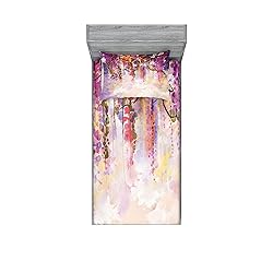 Lunarable Japanese Fitted Sheet & Pillow Sham