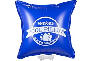 VNIYORS 4x4 Ft Pool Pillows for Above Ground Pools, Winter Pill for Above Ground Pool, 0.5mm Extra Thick Tear-Resistant Pool Pillow, Pool Closing Kit for Above Ground, 50ft Rope Included (Square)