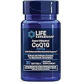 Life Extension Super Ubiquinol CoQ10, 200 mg, 30 Softgels | Enhanced Mitochondrial Support, Heart Health, Cell Energy, Bioavailable, Non-GMO &amp; Gluten-Free