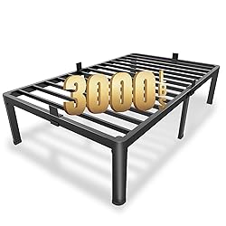 MAF 14 Inch Twin Metal Platform Bed Frame with