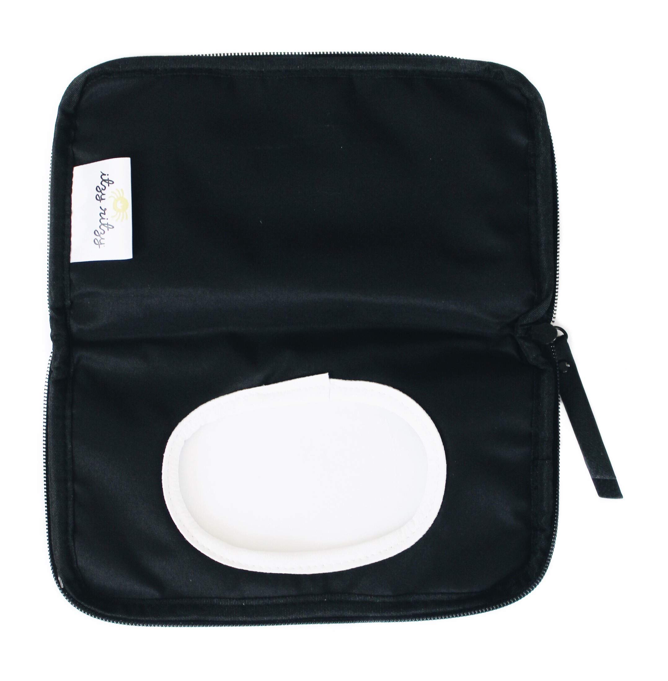 Itzy Ritzy Travel Wipes Case Portable, OnTheGo Baby Wipes Holder