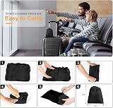 Maliton Inflatable Airplane Foot Rest for Kids Adjustable Height Black 1 Pack view 7