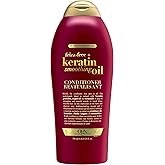 OGX Frizz-Free + Keratin Smoothing Oil Conditioner, 750ml