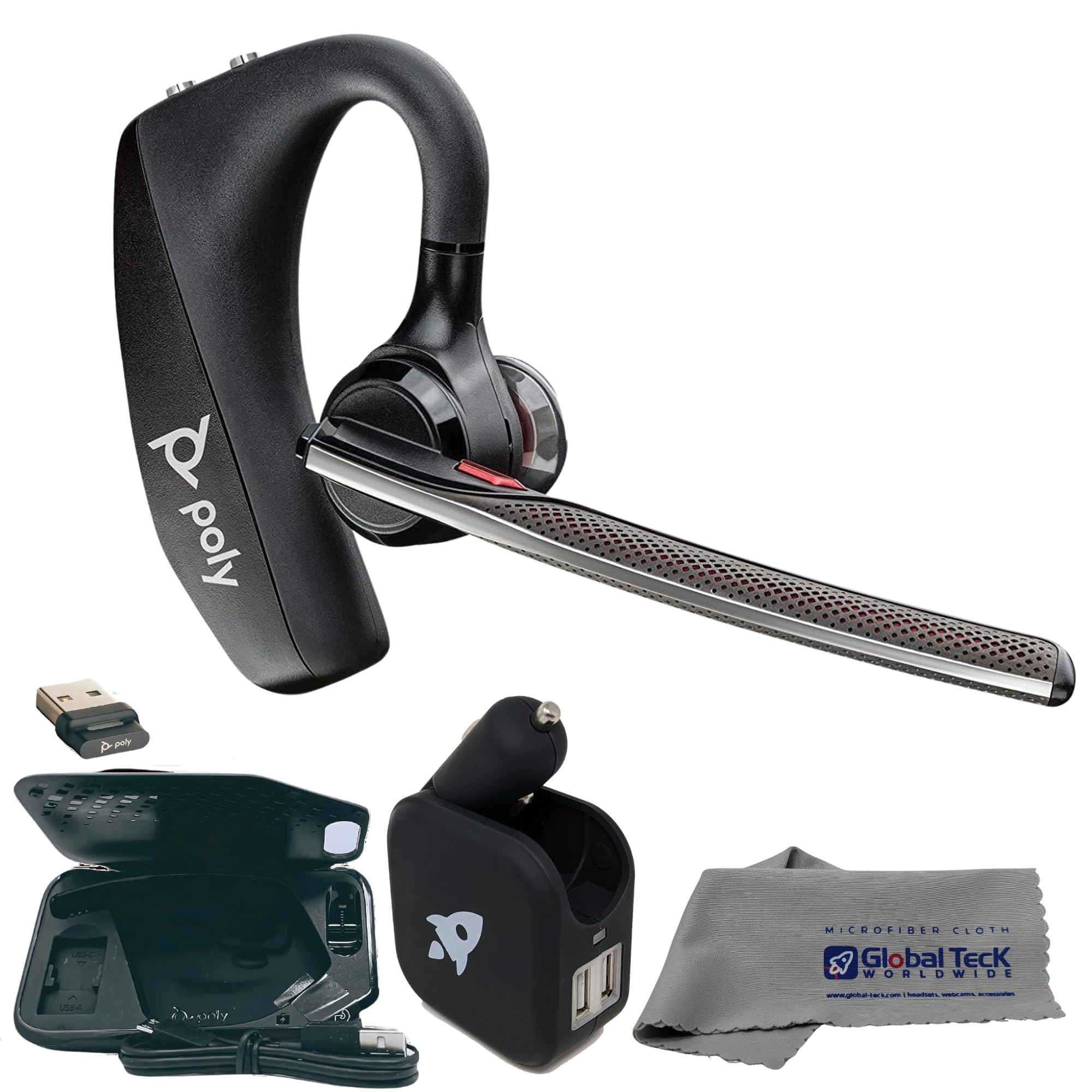 Plantronics Voyager 5200 Bluetooth Headset Bundle