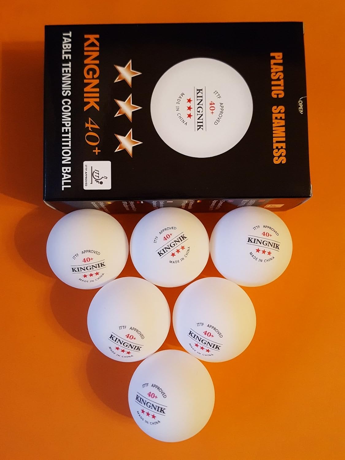 Sports & Outdoors Leisure Sports & Game Room KINGNIK 3 STAR ITTF 40