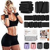 Wrist Weights, Ankle Weights for Women Men, Adjustable Wrist Weighted Bracelet for Home Gym Workout, Running, Yoga, Exercise, Strength Training