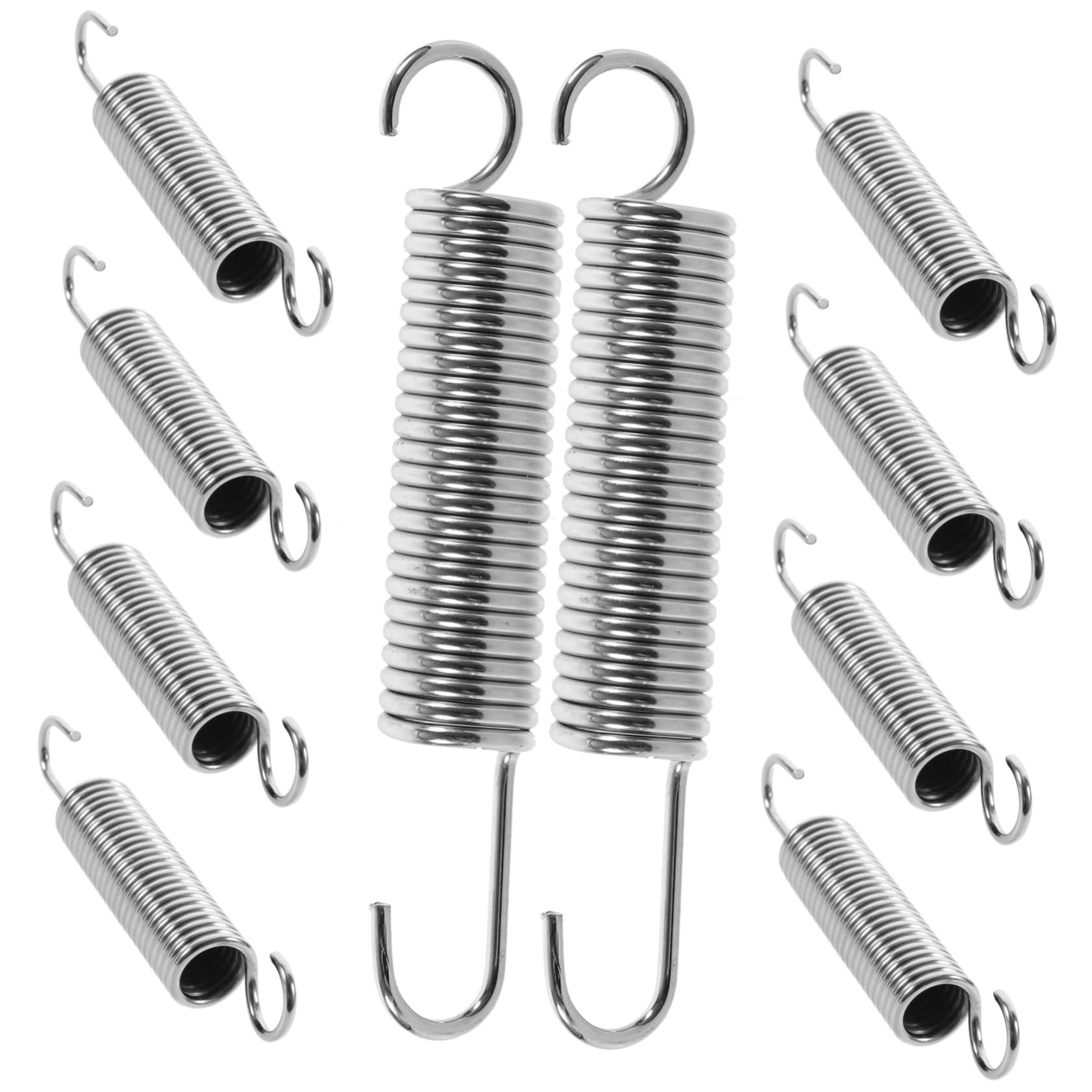 SEWOART 10pcs Stainless Steel Pruner Springs Replacement for High Branch Shears, Garden Spring Accessories for Effortless Trimming