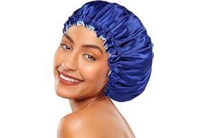 Fittia Silk Satin Bonnet for Sleeping, Smooth for Curly Hair from Frizzy, Silk Sleep Cap for Women Sleeping