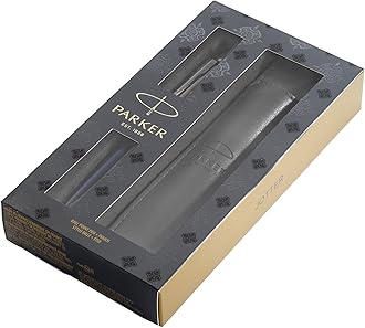 (Gift Set, Royal Blue) - Parker Jotter Royal Blue Ballpoint Pen with PU Pen Pouch, Gift Set