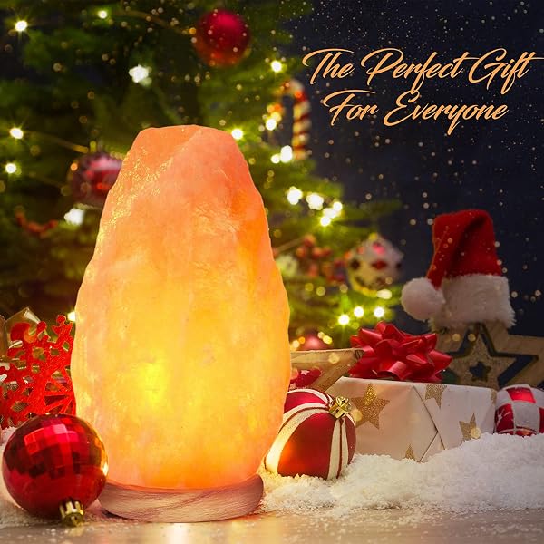 HIMALAYAN GLOW SALT LAMP WITH DIMMER SWITCH 5-7 LBS