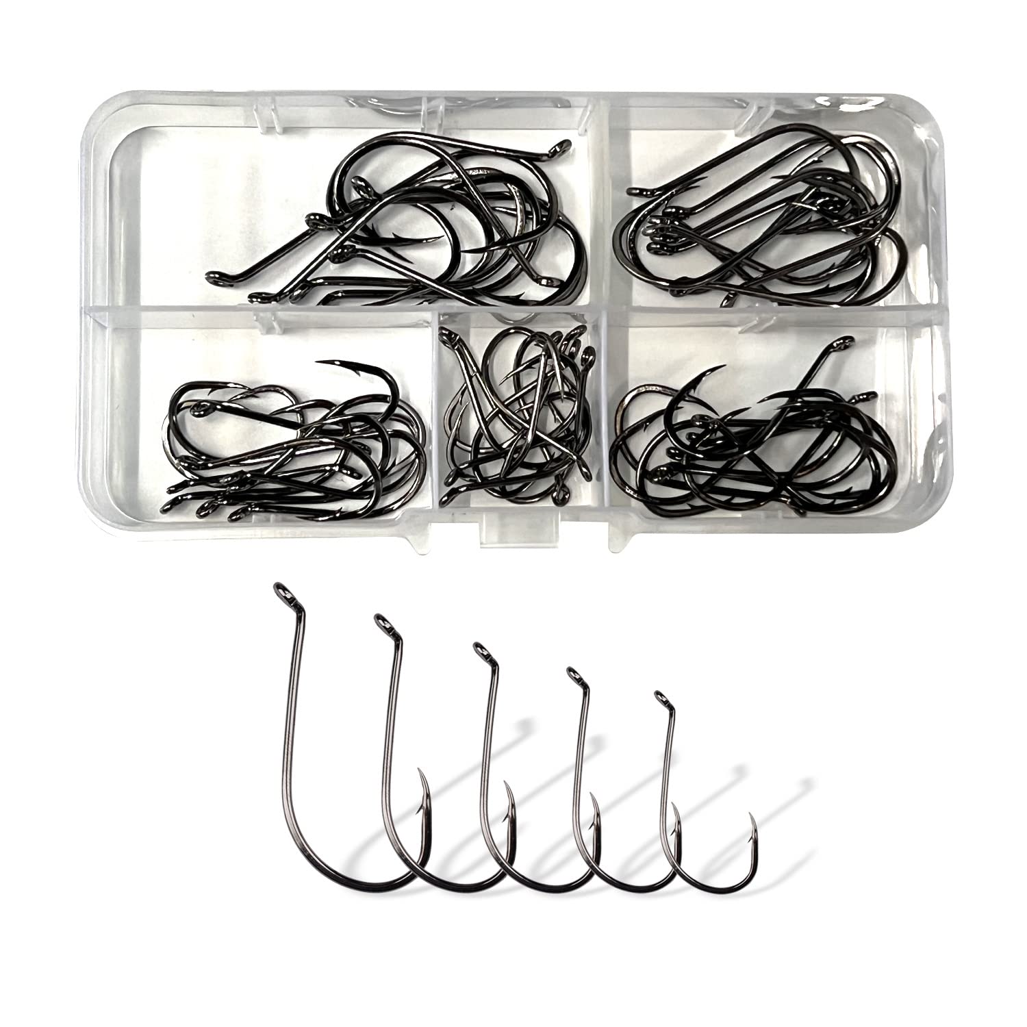 Dingbear 50PCS Haddock Fish Hook Fishing Hooks