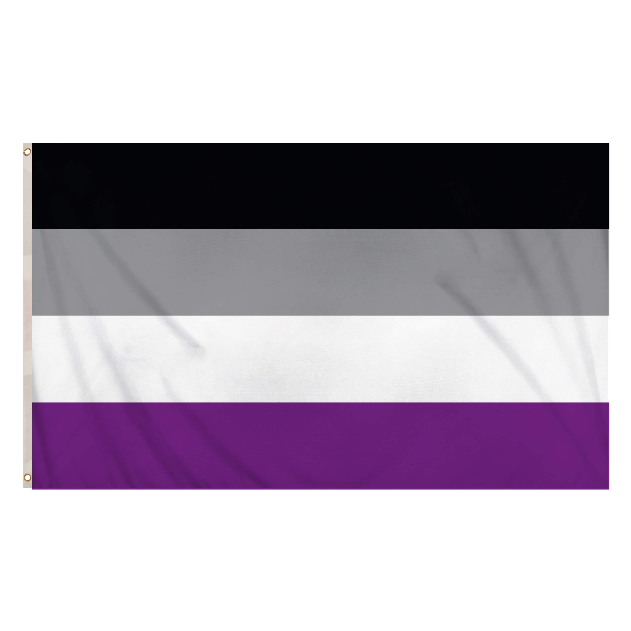 Henbrandt Asexual Gay Pride LGBTQ+ Flag 5ft x 3ft Large Ace Pride Flag Banner