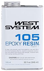 WEST SYSTEM 105A Epoxy Resin (32 fl oz) Bundle with