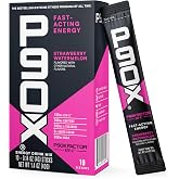 BODi Beachbody P90X Energy Sticks &ndash; Fast Acting Energy with 150mg ATP-X, 200mg Caffeine, 200mg L-Theanine &amp; 300mg BCAAs &ndash; 0g Added Sugar, Gluten-Free &ndash; 10 Servings - Strawberry Watermelon