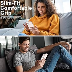 DEENAKIN Compatible with iPhone 12 Case with Screen