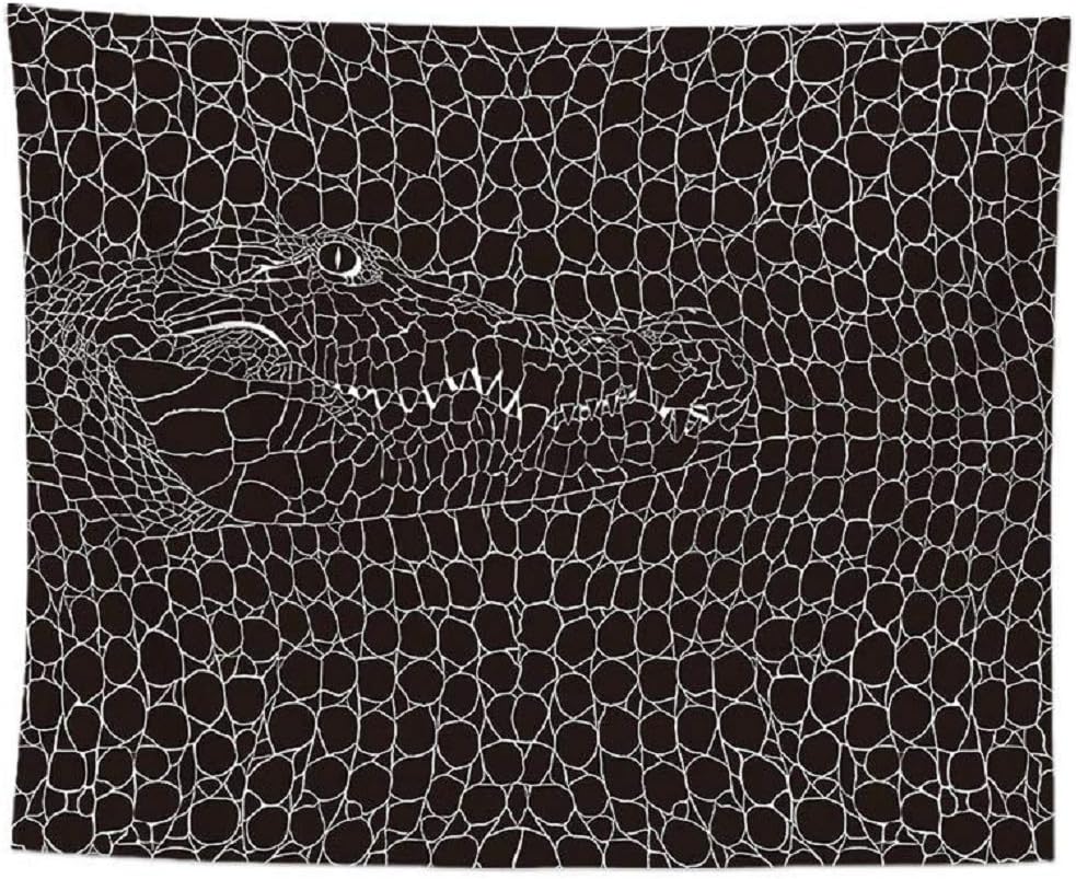 izielad Tier Tapisserie Kunst Afrikanische Krokodil Wandkunst hängen