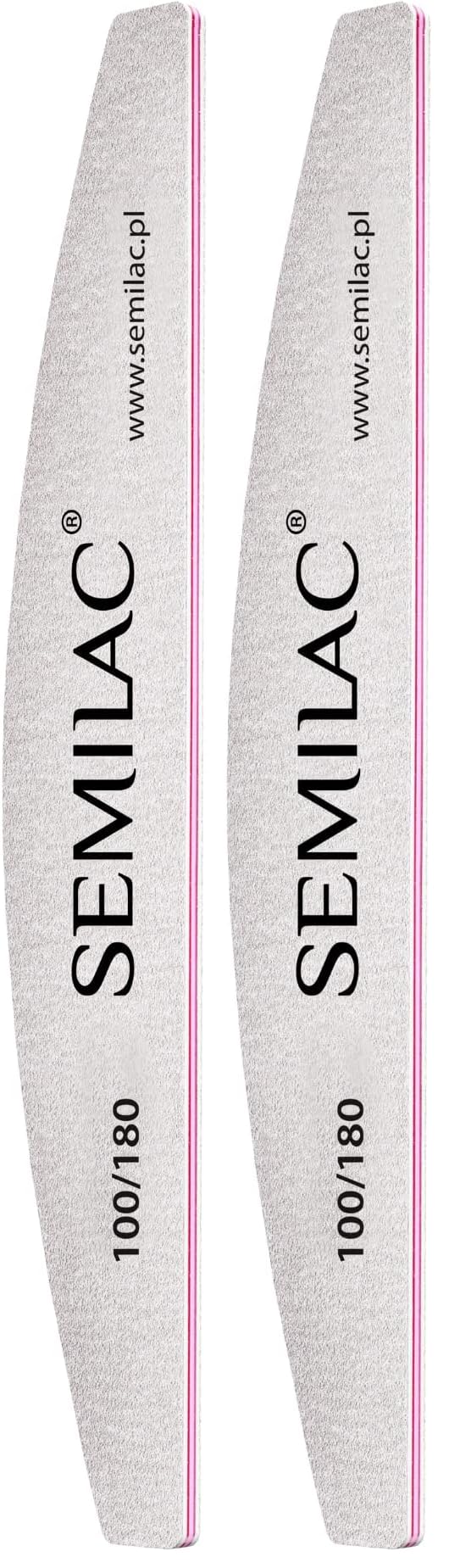 Semilac Nail File, Number 100/180, Harbor Bridge (Pack of 2)