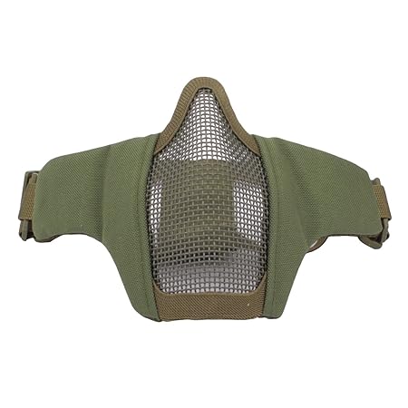 Ges Faltbare Taktische Half Face Maske Outdoor Maske Schützende Mesh Riding Breathable Maske für Airsoft Paintball CS mit Ver