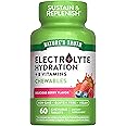 Nature's Truth Electrolyte Tablets | 60 Count | Non-GMO & Gluten Free Chewable Supplement for Hydration | Berry Flavor