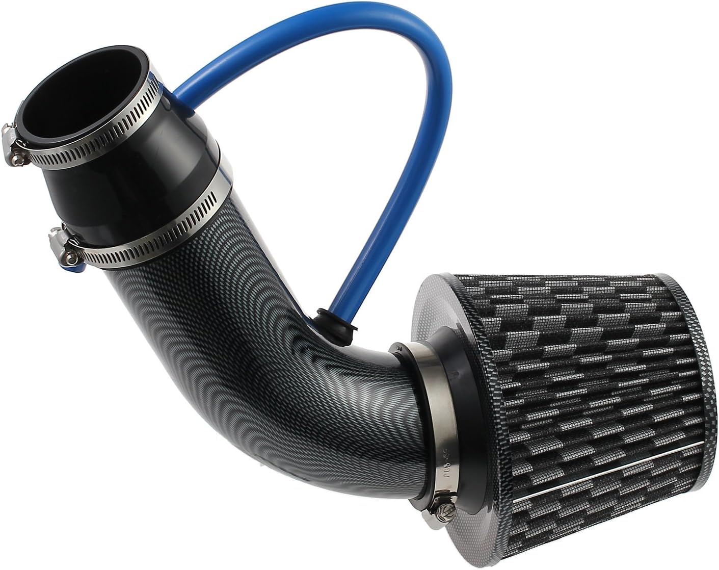 Vinteam Universal 2.5''-3.0'' Cold Air Intake Induction Hose Pipe Car Kit System Filter