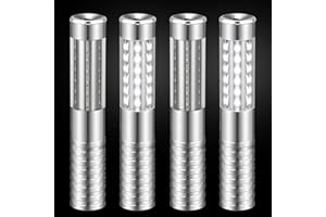 TTLYUGN 4 Pieces LED Strobe Baton Light Rechargeable Bottle Service Sparklers Stick Reusable Champagne Bottle Handheld LED for Club Stage Nightclub Party Concert Event Bar Outdoor - Silver