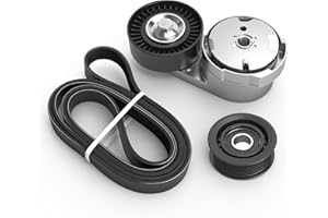 JAVOUKA Drive Belt Tensioner and Idler Pulley Belt Kit,Fit for Dodge Avenger/Grand Caravan/Journey,Fit for Chrysler 200/Town&Country, V6 3.6L,Serpentine Belt Drive Component Kit# 39282, 38082, 6PK1960