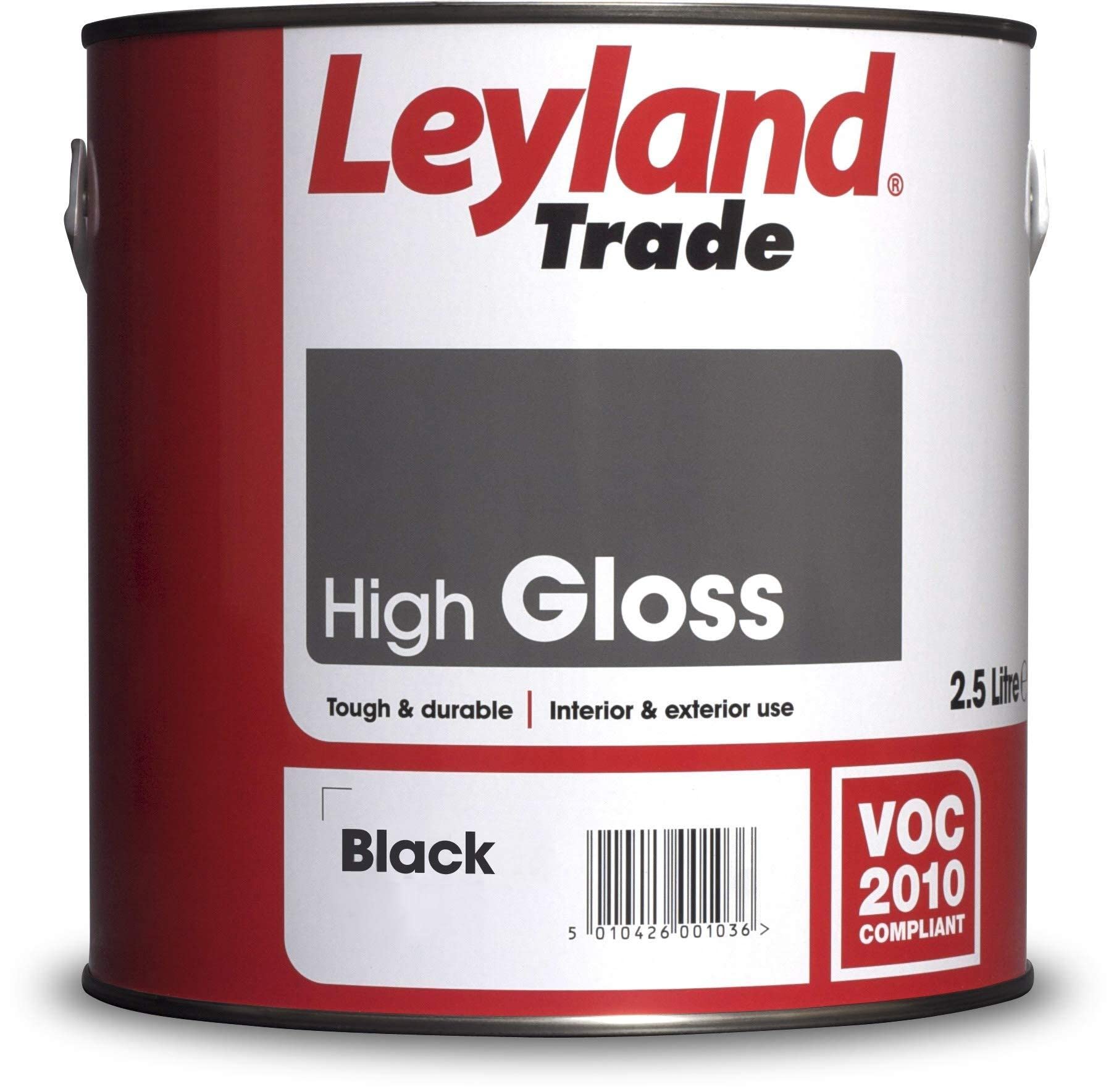 Leyland Trade High Gloss Paint - Black 2.5L