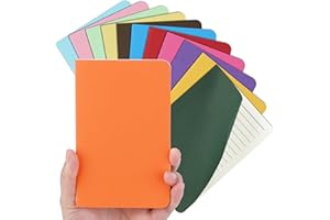 ZCZN 12 Pack Mini Notebooks Bulk, Lined NotePads, 3.5x5.5 Inches Colorful Pocket Journals, 30 Sheets/60 Pages, Small Notebook