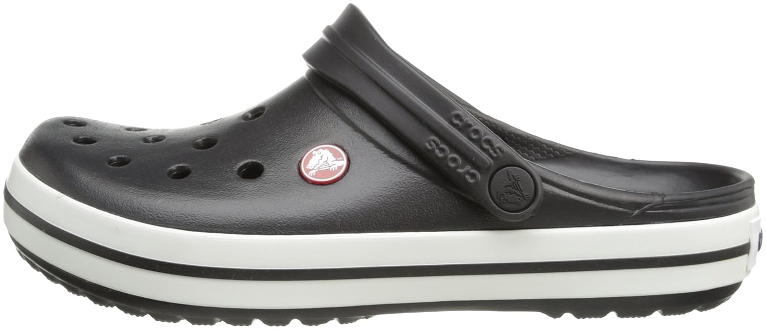 crocs unisex crocband black clogs and mules