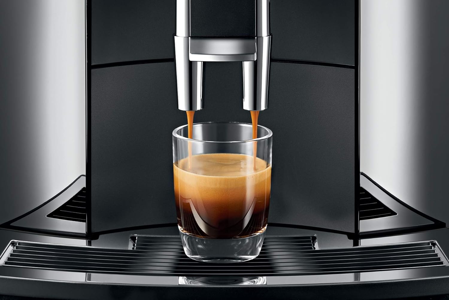 JURA 15057 E8 Automatic Bean to Cup Coffee Machine, ABS Plastic, 1450 W,