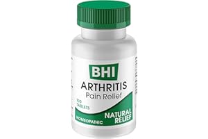 MEDINATURA BHI Arthritis Pain Relief Daily Joint Health Support Arnica + 13 Natural Actives Homeopathic Plant & Mineral Blend Helps Relieve Minor Pain & Stiffness in Joints for Women & Men - 100 Tablets