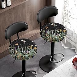 LJMKZJN Starry Floral Butterfly Dragonfly Bar Stool