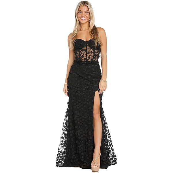 chinese dress ladies Amazon.com: Morgan and CO. Women's Glitter Lace V-Neck Evening Gown  W/Scalloped Illusion Corset Bodice & Slit