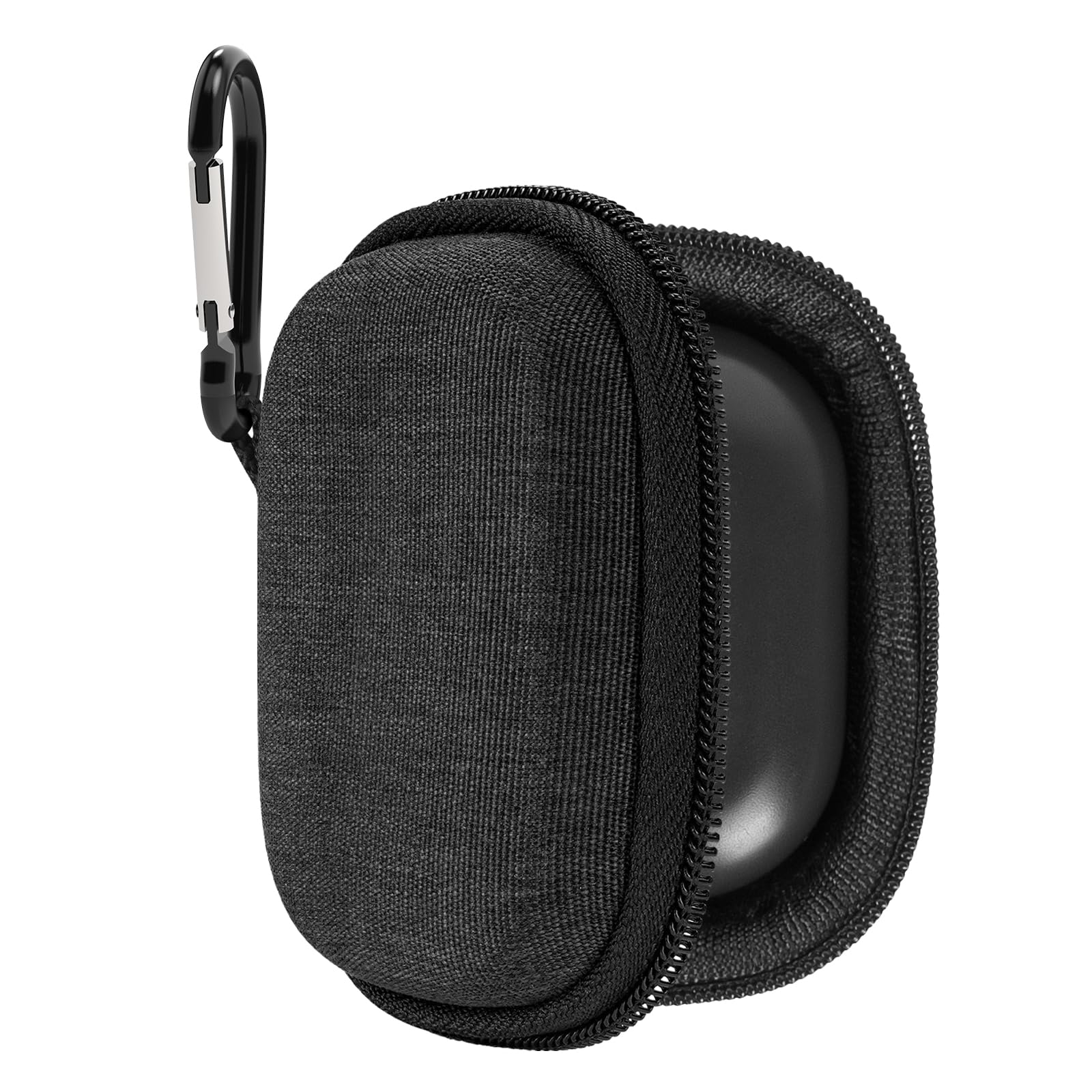 Geekria Shield Earbuds Case Compatible with Jabra Elite 10 Gen 2, Elite 8, Elite 75t, Elite 65t True Wireless Earbuds, Replacement Hard Shell Travel Carrying Bag with Carabiner Clip