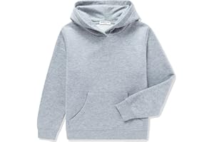AMERICLOUD Kids Soft Brushed Fleece Pullover Hoodie Casual Athletic Pockets Hooded Sweatshirt for Boys or Girls 3-12 Years