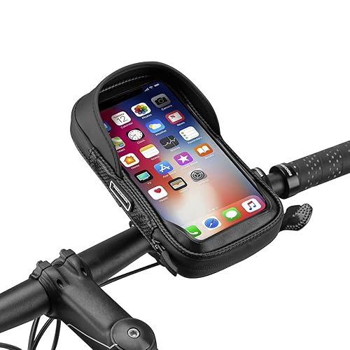 ROCKBROS Bike Phone Mount Bicycle Cell Phone Holder Waterproof and