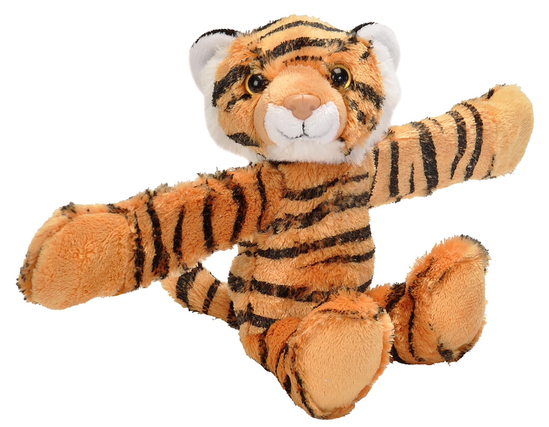Wild Republic 19557 Huggers Soft Toy Slap Bracelet, Gifts for Kids, Tiger Plush Toy, 20 cm, 8\ — image 1
