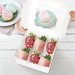 Colovis 30 Pcs White Bakery Boxes with Window, 6 X